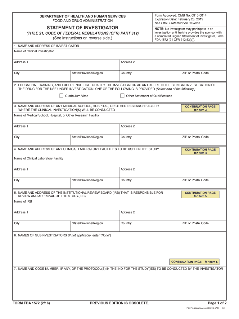  Form 1572 2016-2024