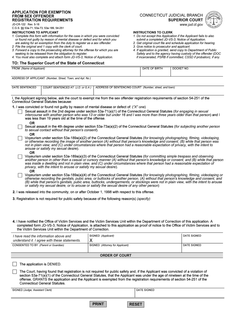  Connecticut Application Exemption Form 2016-2024