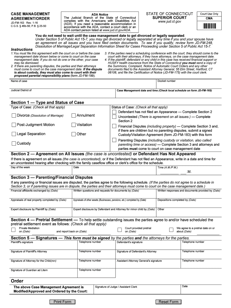  Ct Agreement 2016