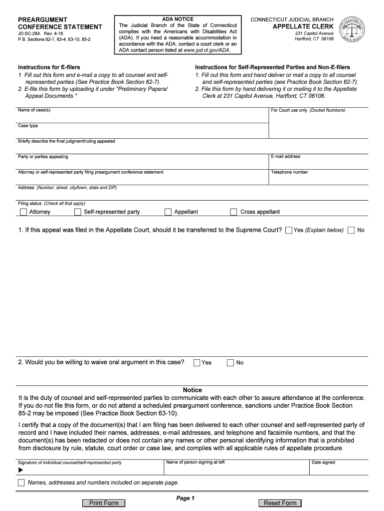 Ct Jud Gov Forms