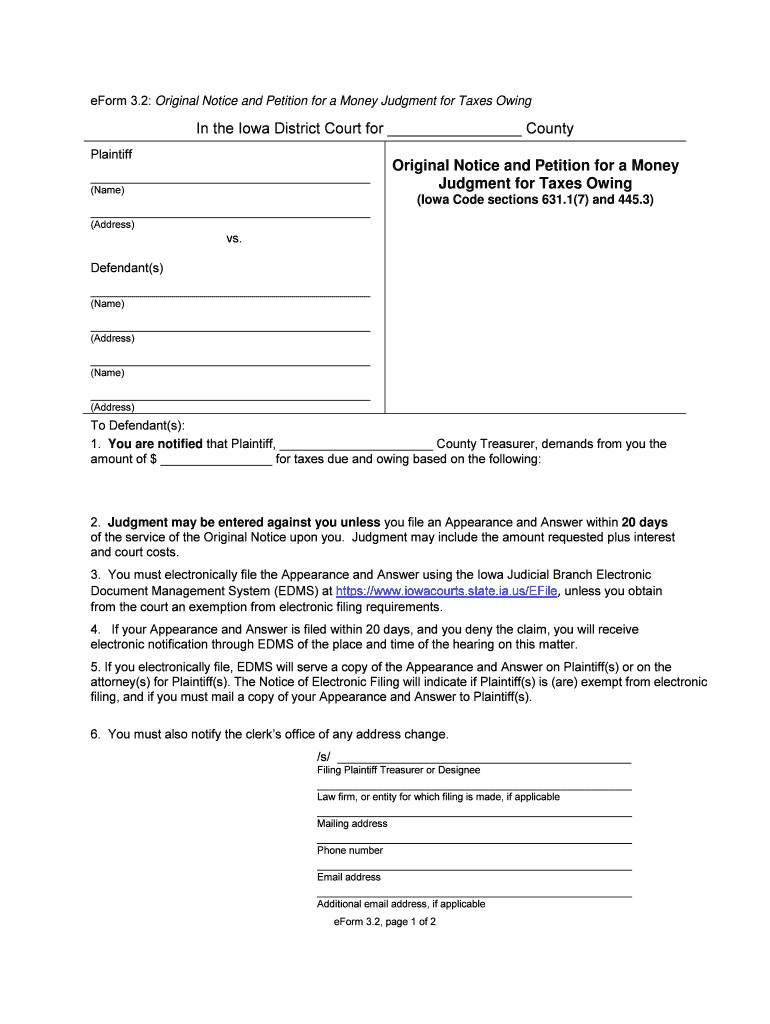 Eform Notice