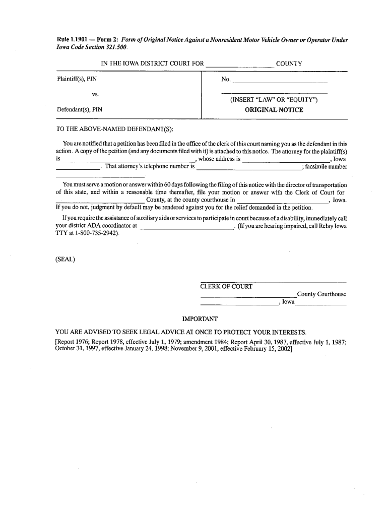 Form 2 Iowacourts