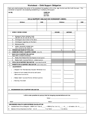 Indiana Child Support Chart