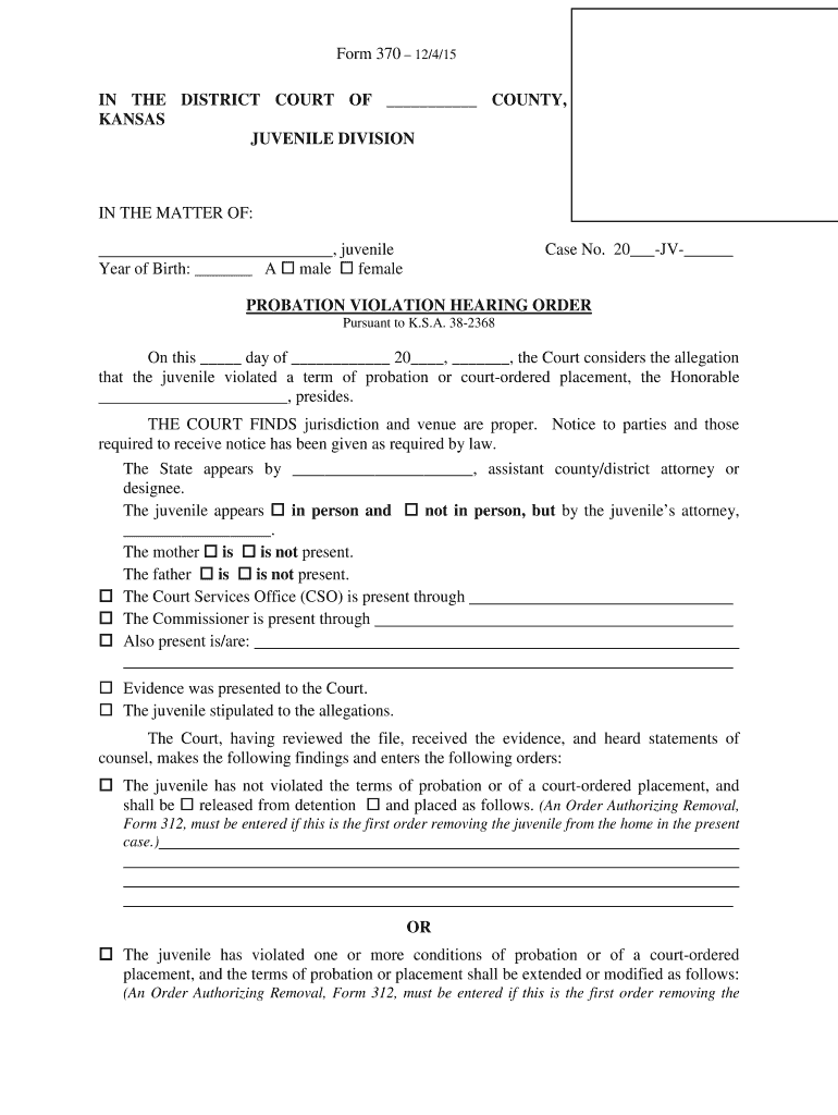  JE of Adjudication and Sentencing Kansas Judicial Council Kansasjudicialcouncil 2015-2024