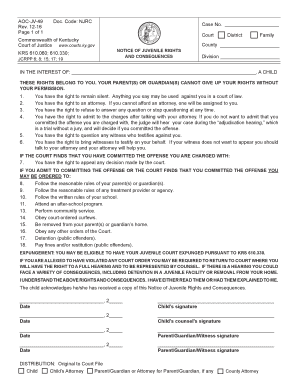  AOC JV 49 DOC Code NJRC Rev 12 16 Page 1 of 1    Courts Ky 2016