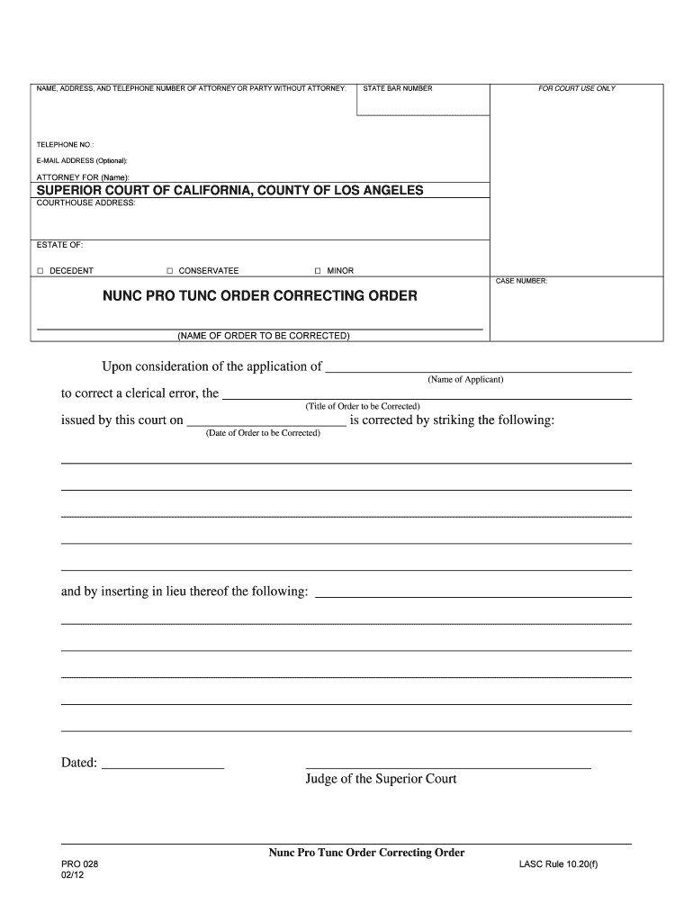 nunc pro tunc trademark assignment form