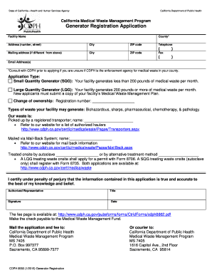  Generator Registration 2015-2024