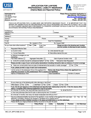  TN LPL Application New York State Bar Association Insurance 2014-2024