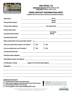RNR SD FAQ Sheet  Form