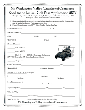 Mwv Chamber Golf Pass  Form