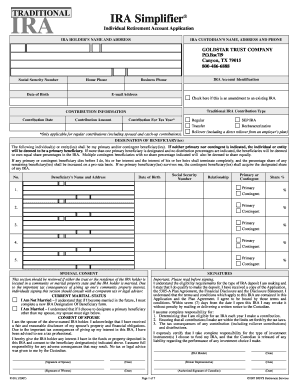 Ira Investment through Goldstar Trust Company Ira  Form