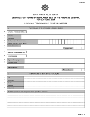 Saps 538  Form