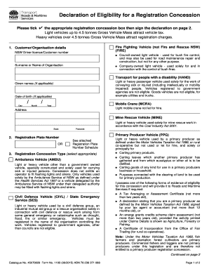 Get and Sign Primary Declaration 2015 Form