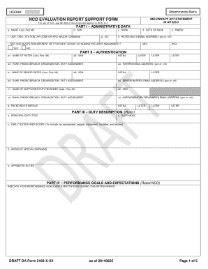 blank ncoer form