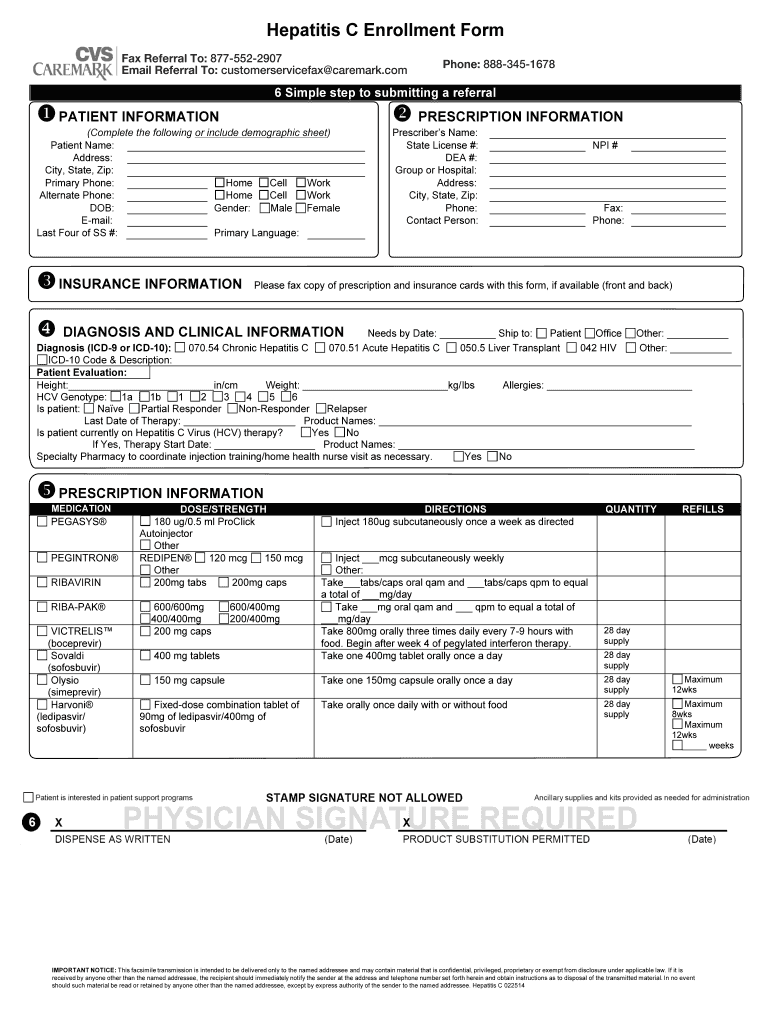 Hepatitis C Prior Authorization Form  Fidelis Care  Fideliscare