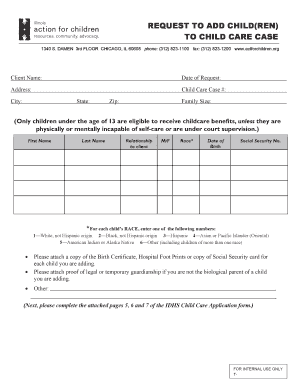 Actforchildren  Form