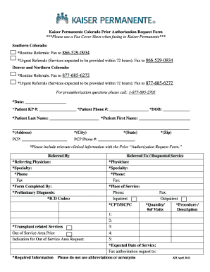 Kaiser Permanente Emergency Room Discharge Papers Template  Form