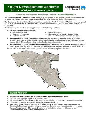 Ydf Application Form PDF