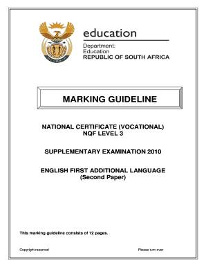 Ncv Level 3 Gs Teqcle  Form