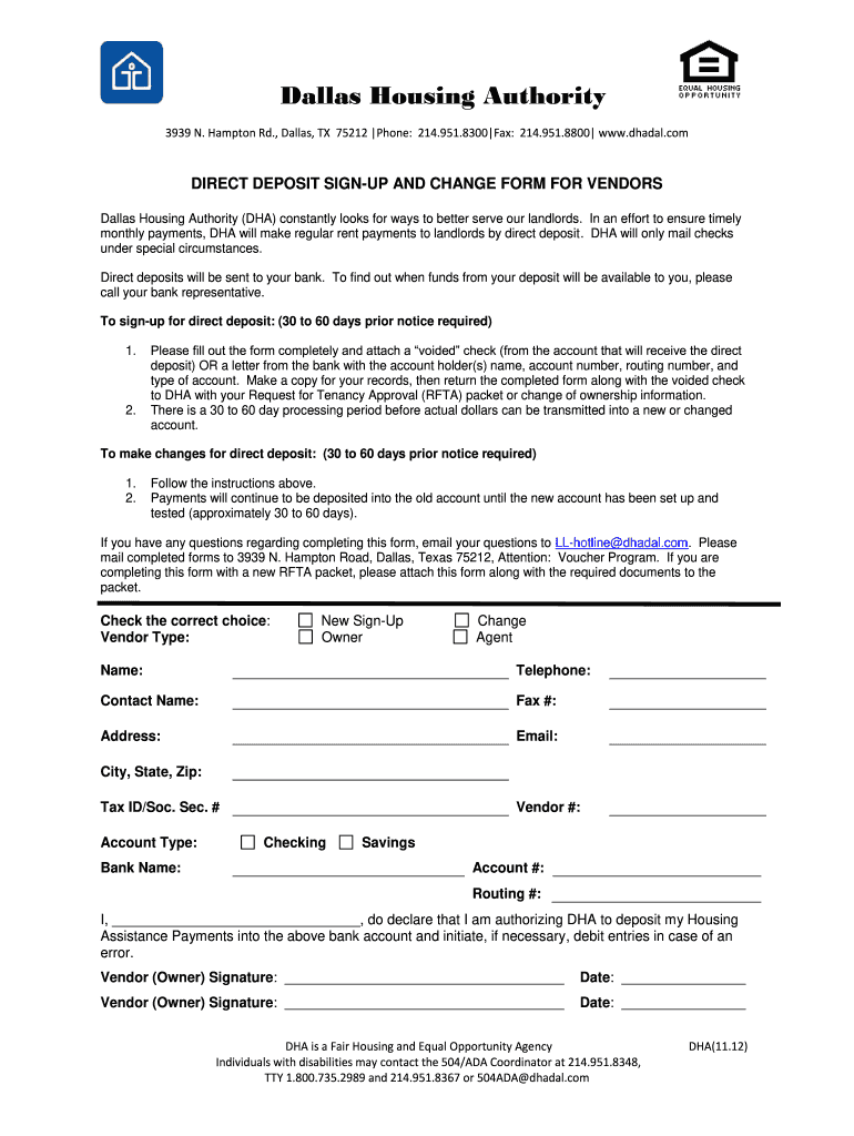Get and Sign Plano Housing Authority Forms 2012-2022