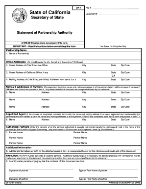  Authority Form Fill 2013