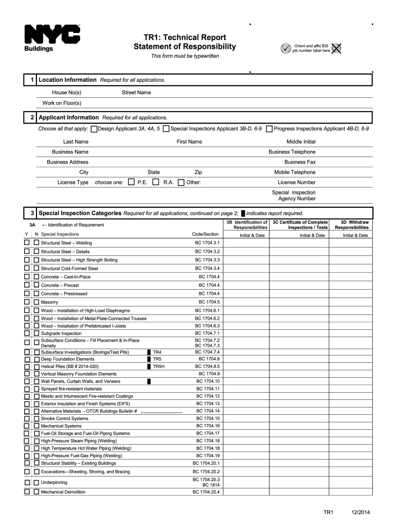  Tr 1 Form 2014