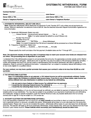 Equitrust Forms