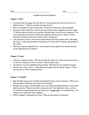 Seedfolks Questions PDF  Form