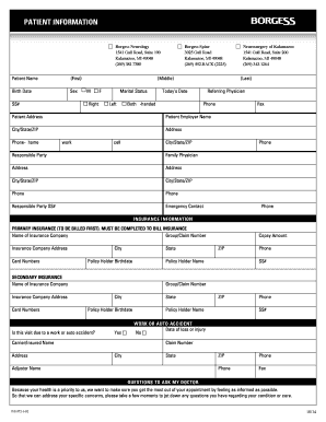 New Patient Forms Borgess Health