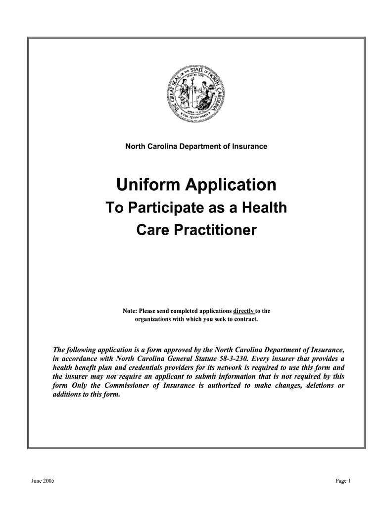  Teresa Knowles North Carolina Department of Insurance 2005-2024