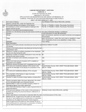 Labour Department Haryana Online Registration  Form