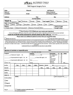 Tnr Form