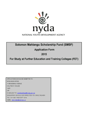 Nyda Funding Application Forms PDF