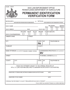  Permanent Identification 2012