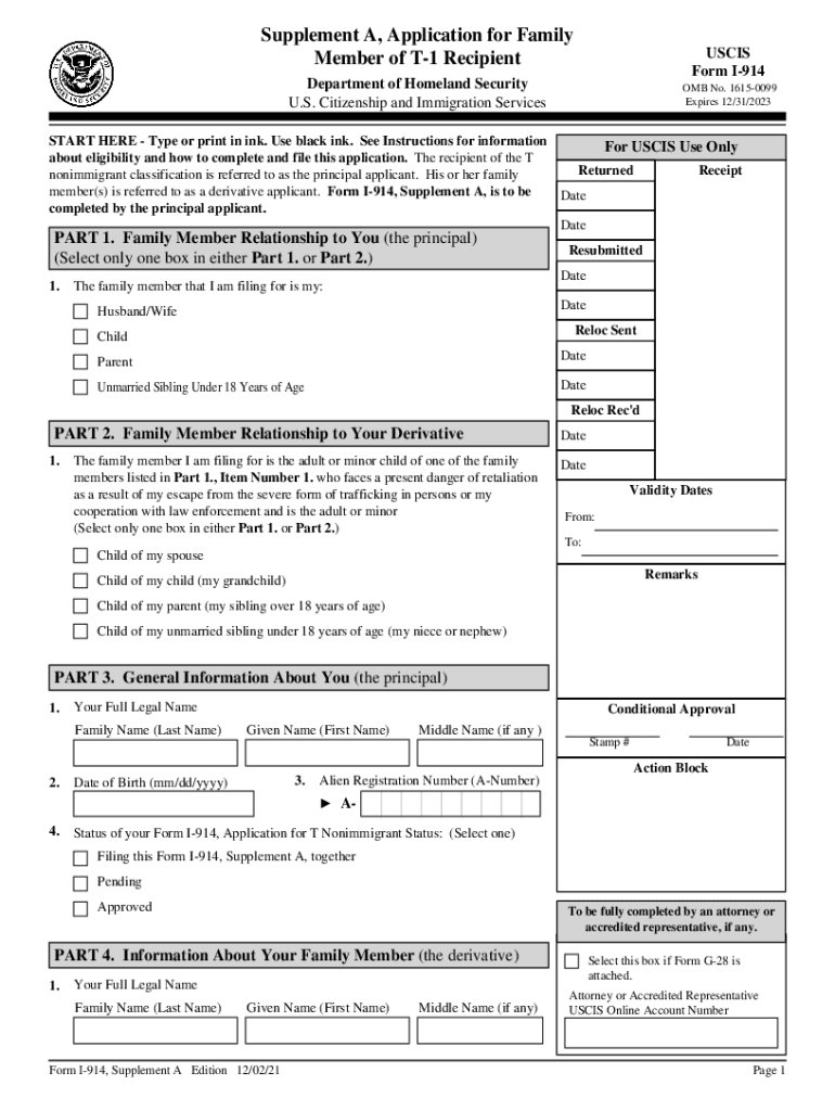 Application Family Member Form