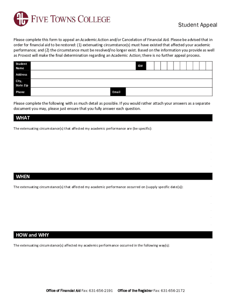 HELPFUL TIPS for PREPARING YOUR APPEAL  Form