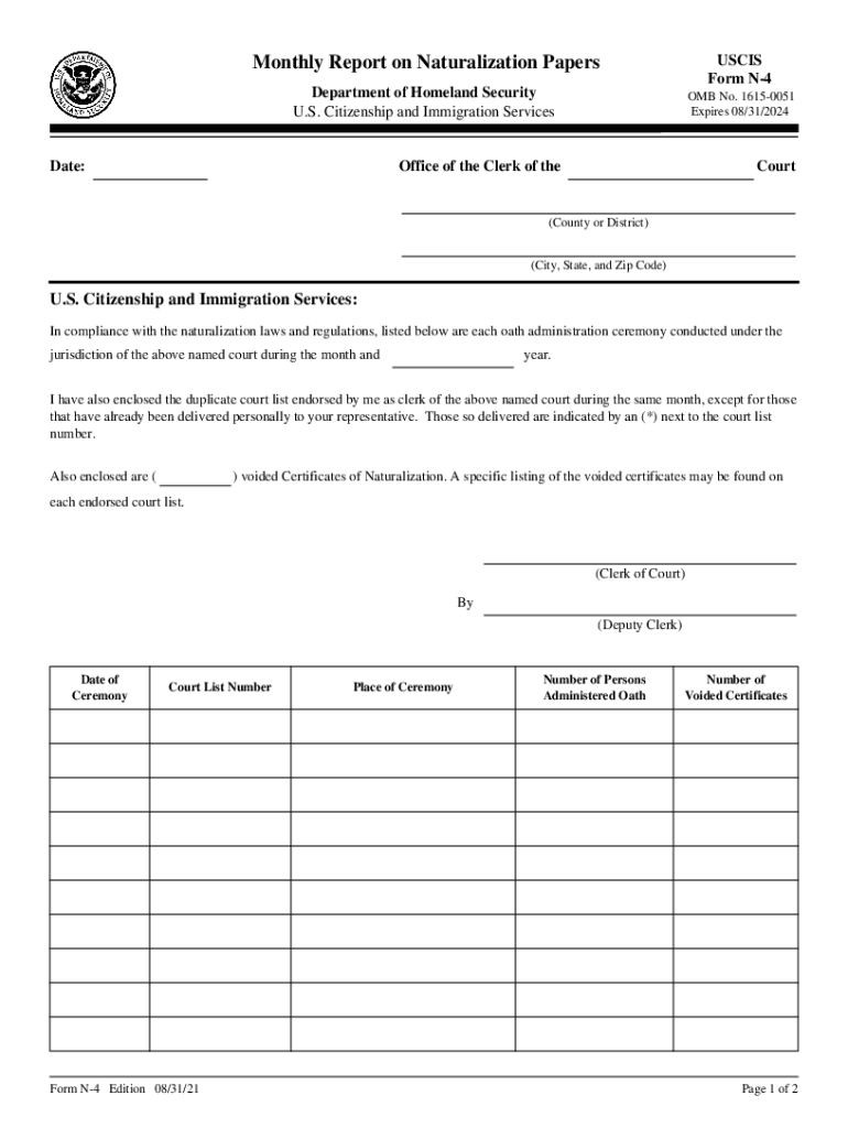 Get and Sign Fillable Online Form N 4 USCIS Fax Email Print pdfFiller
