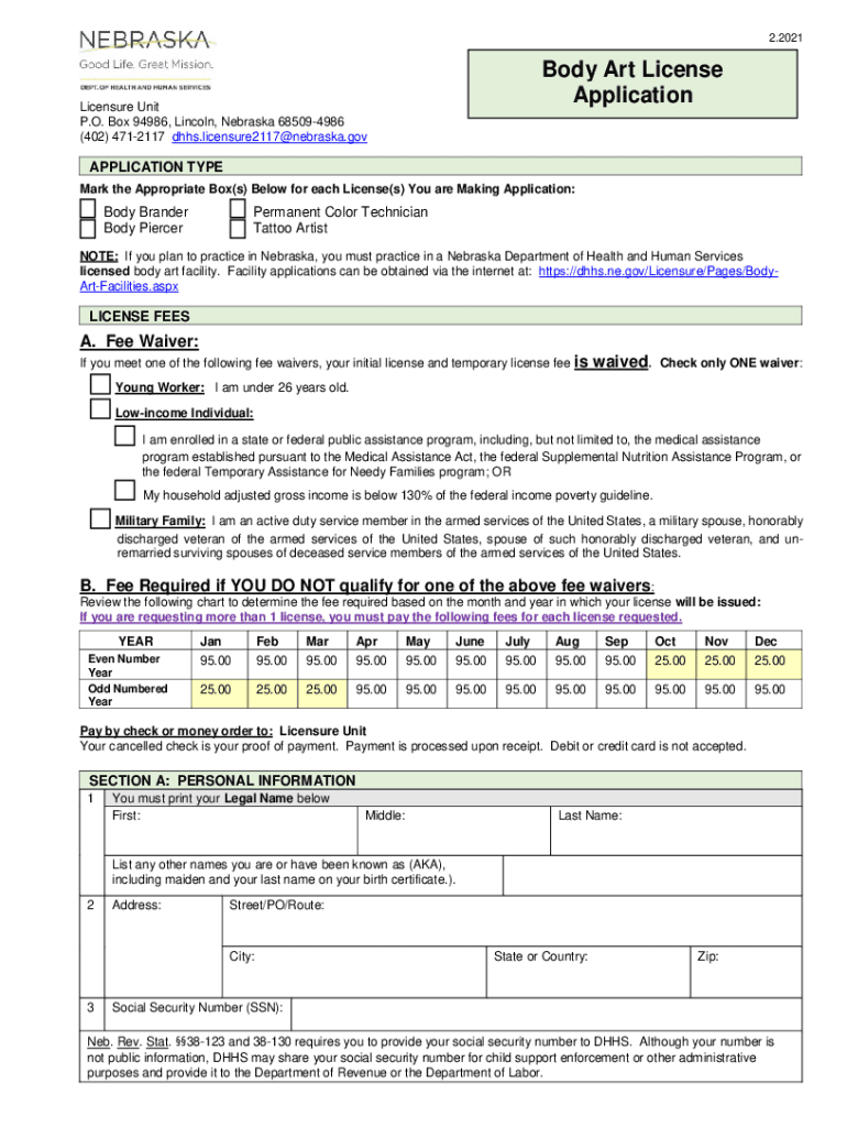 Fillable Online Dhhs Ne TITLE 172 NEBRASKA DEPARTMENT of  Form