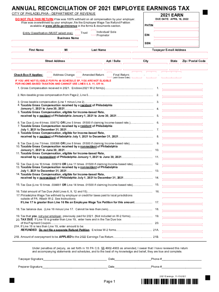  How to File Annual Reconciliation Employee Earning Tax for 2021-2024