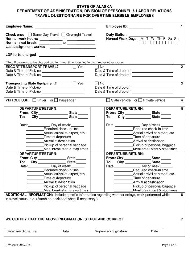 Doa Alaska GovHome, Department of Administration, State of Alaska  Form