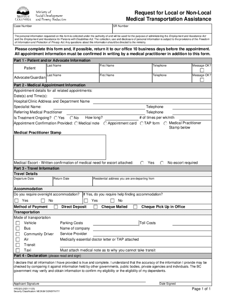  Personal Assistance Request FormUS Department of 2021-2024