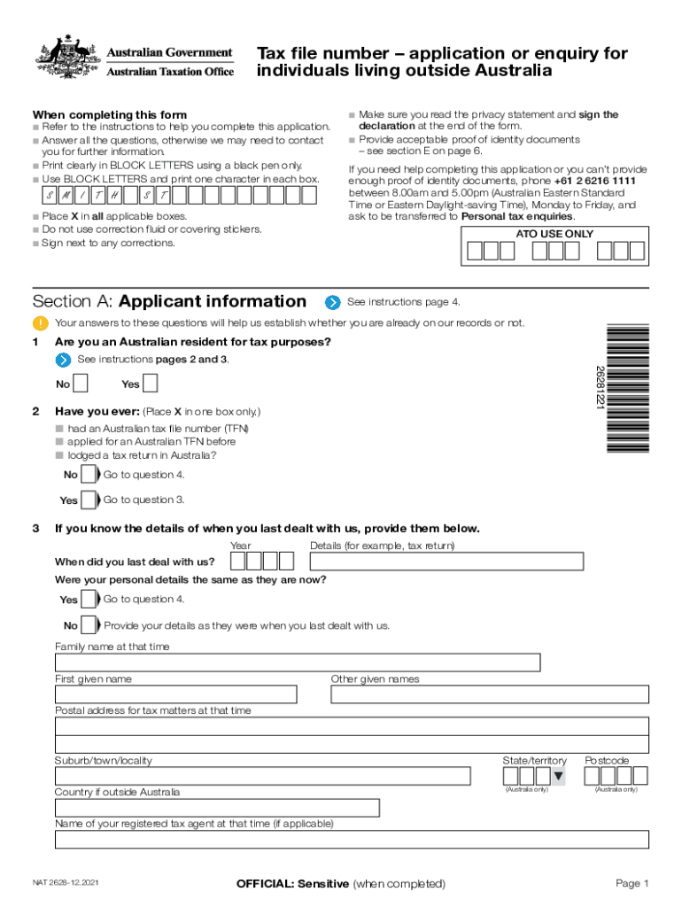 File Number Outside  Form