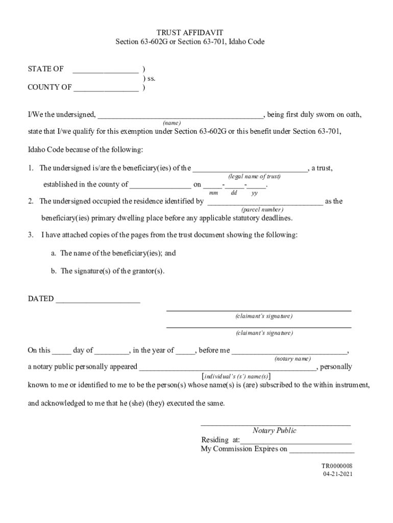 Tax Idaho GovformsEFO0018401052006AFFIDAVIT REGARDING LIMITED PARTNERSHIP, LIMITED LIABILITY