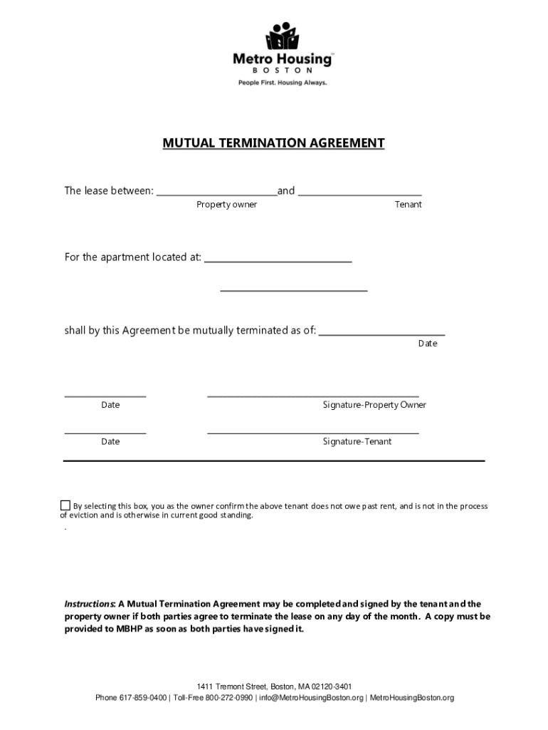  MUTUAL TERMINATION AGREEMENT the Lease Betweenand 2020-2024