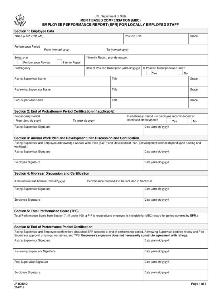 D2l2jhoszs7d12 Cloudfront NetstateFederalU S Department of State MERIT BASED COMPENSATION MBC  Form