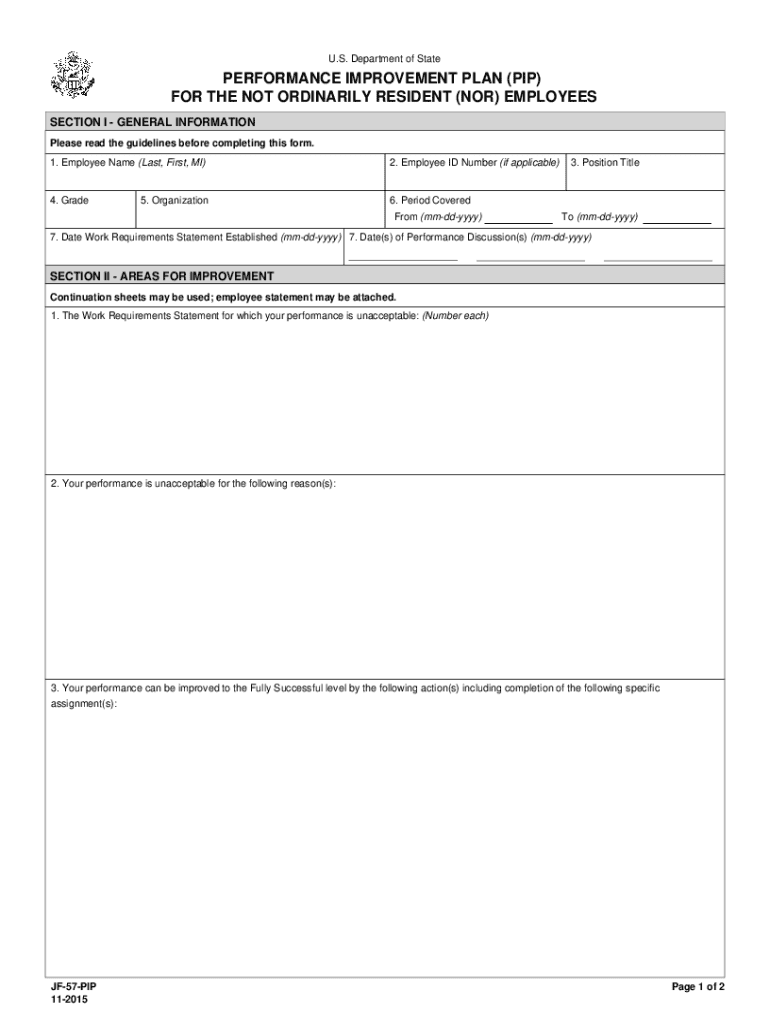 State Performance Improvement Plan