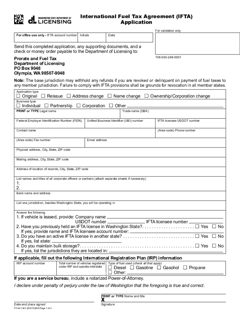 washington state vehicle trip permit