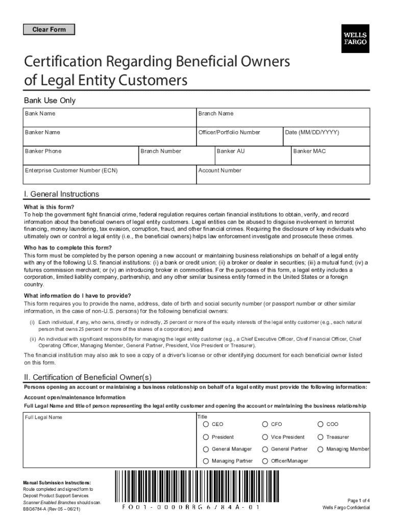 Beneficial Owners Form