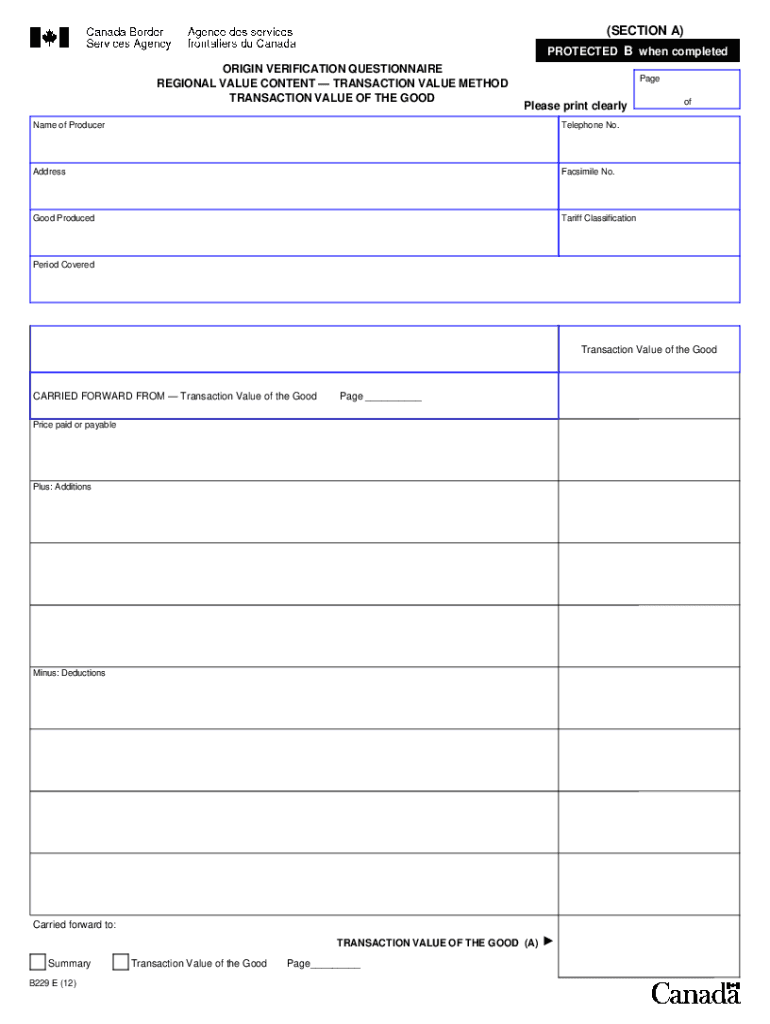 Checklist Provincial Nominee Program  Form