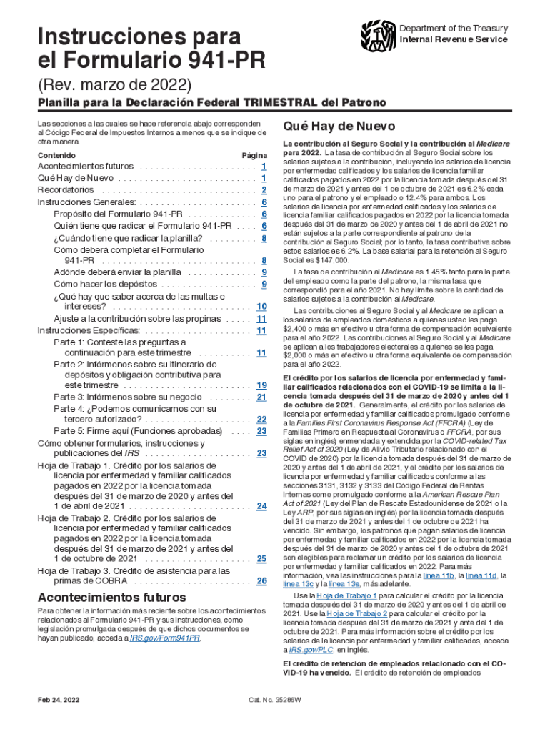  Instrucciones Para IRS Tax Forms 2022